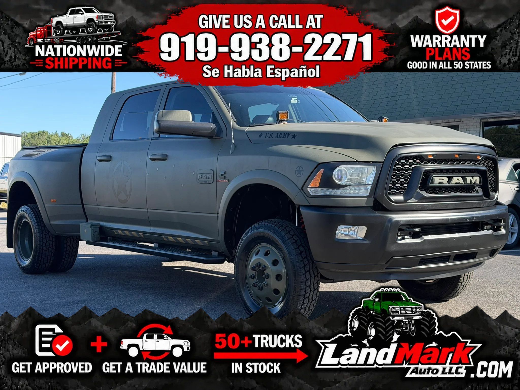 Used 2014 RAM 3500 Laramie Longhorn AWD/4WD image 1
