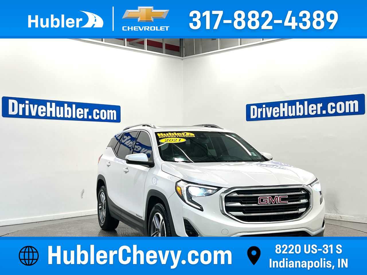 Used 2021 GMC Terrain SLT w/ LPO, Floor Liner Package FWD image 1