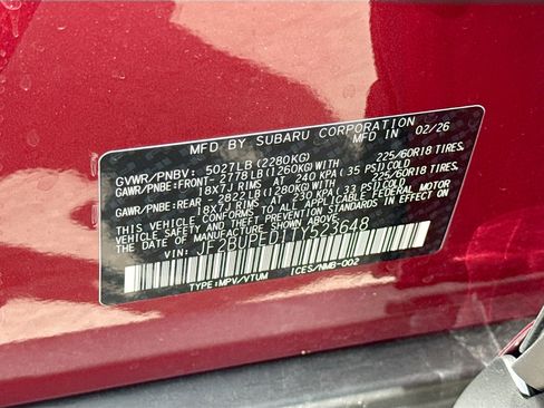 New 2026 Subaru Outback Touring AWD/4WD image 42