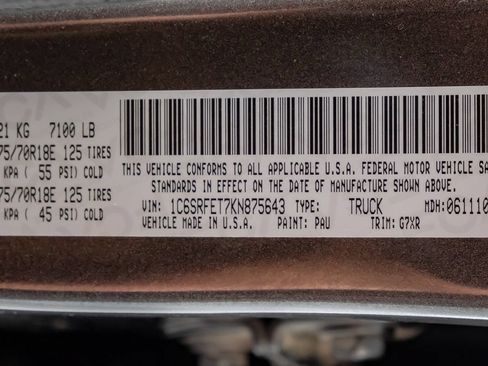 Used 2019 RAM 1500 Rebel AWD/4WD image 64