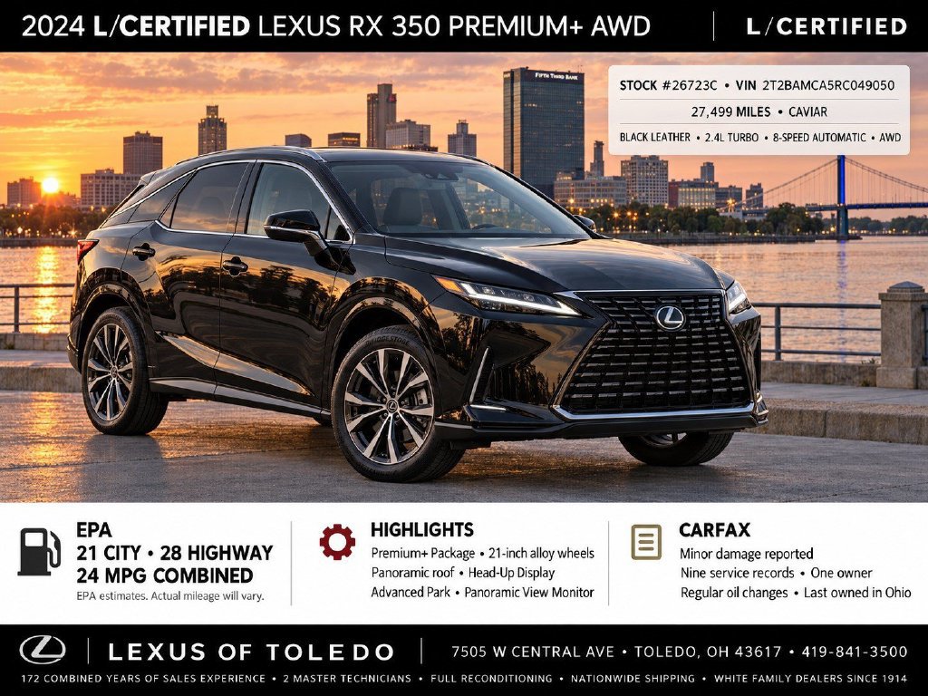 Used 2024 Lexus RX 350 Premium Plus w/ Convenience Package AWD/4WD image 1