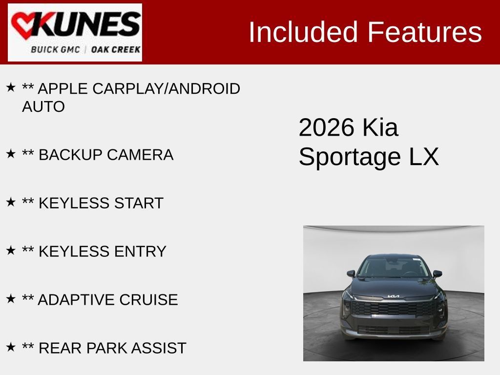 Used 2026 Kia Sportage LX FWD image 2