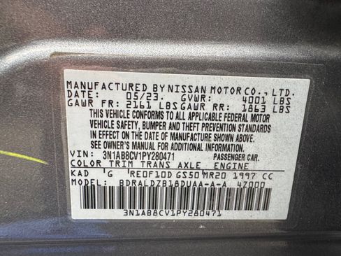 Used 2023 Nissan Sentra SV w/ All-Weather Package FWD image 21