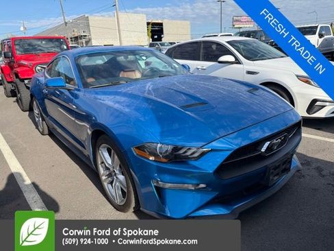 Used 2019 Ford Mustang Premium w/ Pony Package RWD image 1