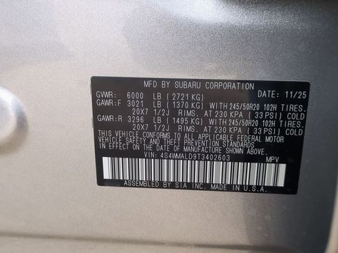 New 2026 Subaru Ascent Bronze Edition image 36