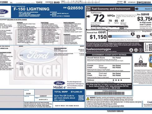 New 2025 Ford F150 Lightning Flash image 34