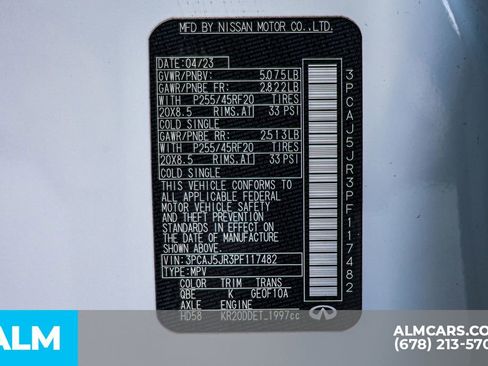 Used 2023 INFINITI QX55 Luxe w/ Cargo Package image 54