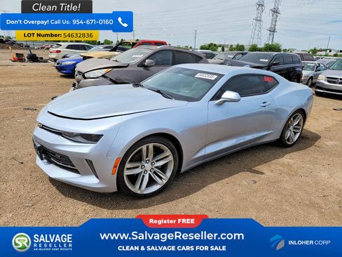Used 2017 Chevrolet Camaro LT RWD image 1