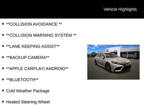 Used 2022 Toyota Camry SE image 2