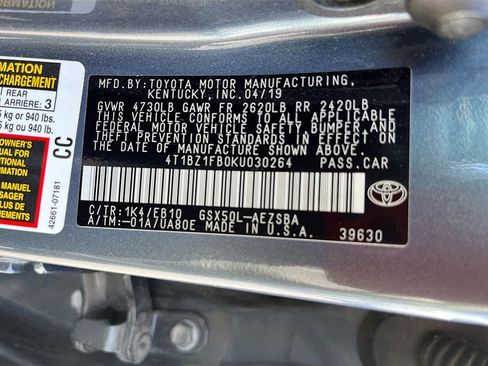 Used 2019 Toyota Avalon Touring w/ Advanced Safety Package FWD image 34