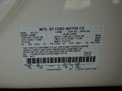 Used 2025 Ford Explorer ST-Line w/ Premium Package AWD/4WD image 33