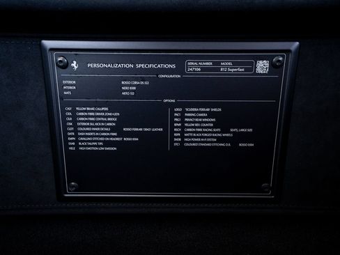 Used 2020 Ferrari 812 Superfast RWD image 96