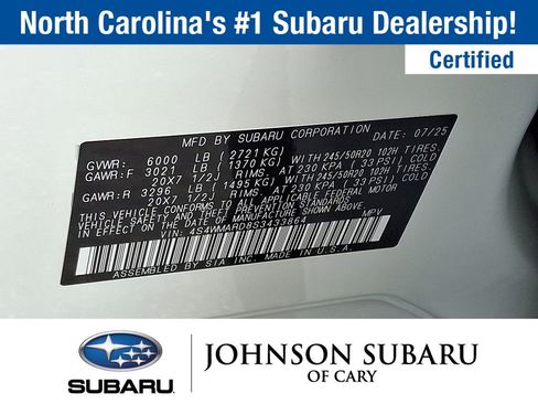 Used 2025 Subaru Ascent Bronze Edition w/ Popular Package #2 AWD/4WD image 18