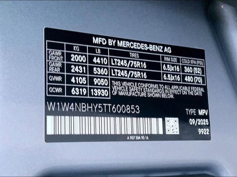 New 2026 Mercedes-Benz Sprinter 2500 image 18