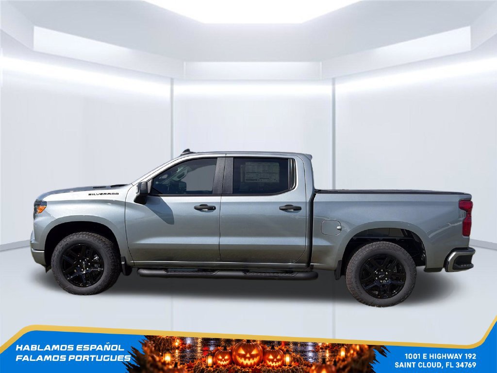 New 2026 Chevrolet Silverado 1500 Custom w/ Turbomax Blackout Package RWD image 2