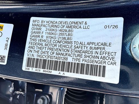 New 2026 Honda Accord Touring image 14