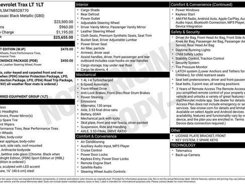 Used 2022 Chevrolet Trax LT w/ Midnight Edition FWD image 32