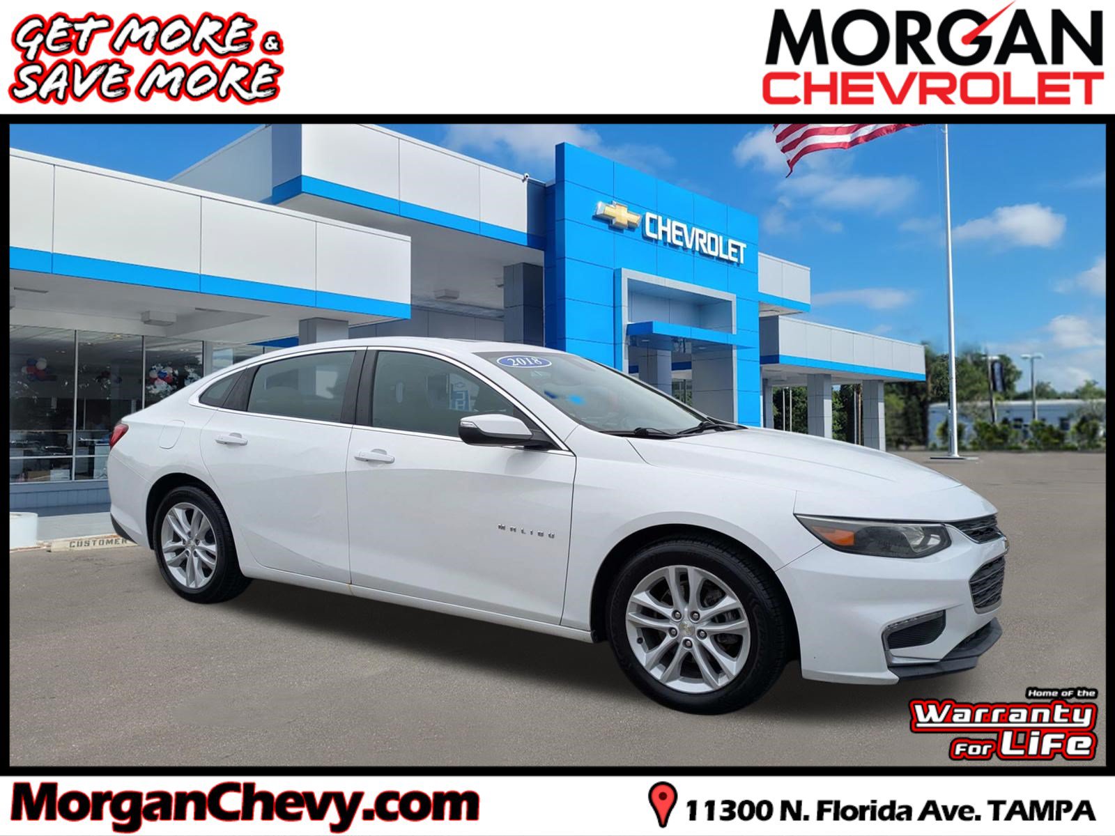 Used 2018 Chevrolet Malibu LT FWD image 1