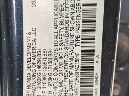 Certified 2023 Honda Accord EX-L image 34