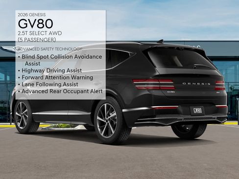 New 2026 Genesis GV80 2.5T Select AWD/4WD image 7