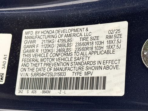 Certified 2025 Honda CR-V EX-L image 31