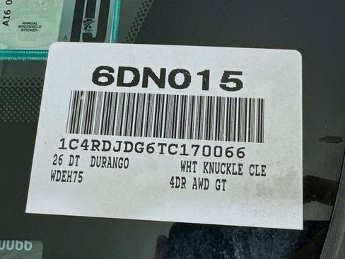 New 2026 Dodge Durango GT AWD/4WD image 18