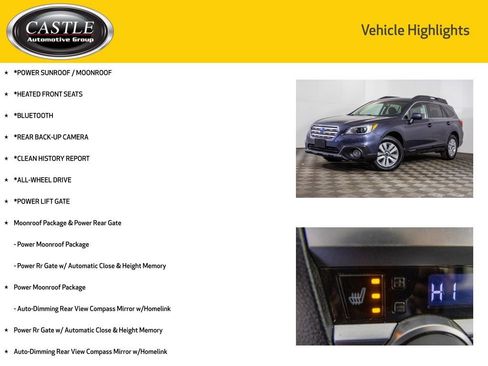 Used 2017 Subaru Outback 2.5i Premium image 3