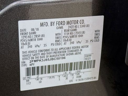 Used 2018 Ford Edge SEL w/ Equipment Group 201A image 33