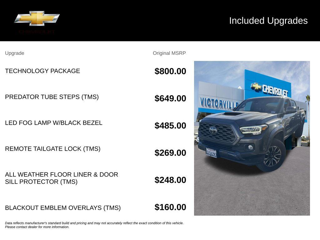Used 2022 Toyota Tacoma TRD Sport w/ Technology Package RWD image 5