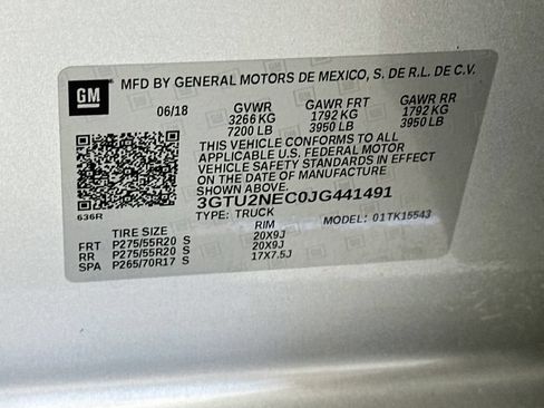 Used 2018 GMC Sierra 1500 SLT w/ SLT Premium Package AWD/4WD image 34