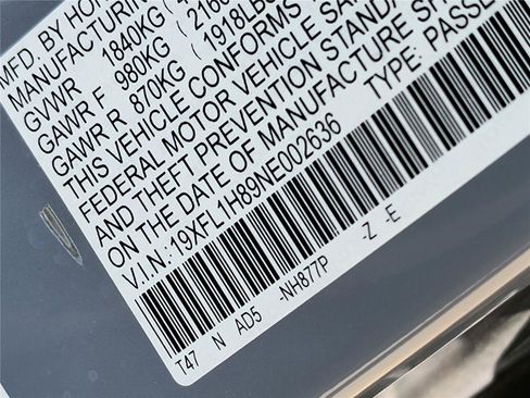 Used 2022 Honda Civic Sport Touring image 12