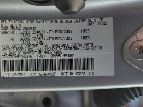 Certified 2023 Toyota Tacoma SR AWD/4WD image 23