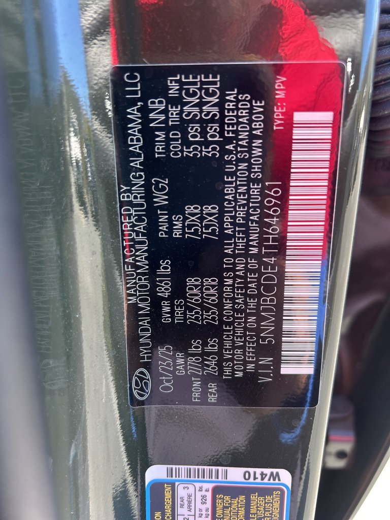 Used 2026 Hyundai Tucson SEL Plus AWD/4WD image 3