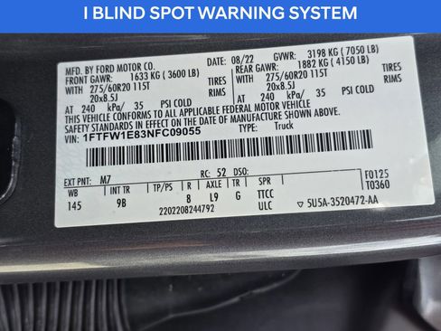 Used 2022 Ford F150 Platinum w/ Equipment Group 701A High image 30