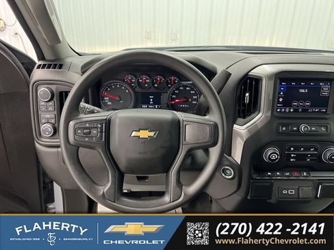 Used 2024 Chevrolet Silverado 1500 Custom w/ Turbomax Blackout Package AWD/4WD image 27