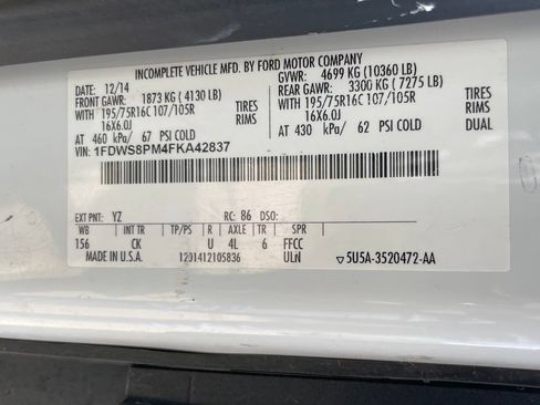 Used 2015 Ford Transit 350 156 DRW w/ Exterior Upgrade Package RWD image 36