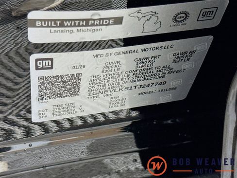 New 2026 Chevrolet Traverse RS w/ LPO, Floor Liner Package image 34