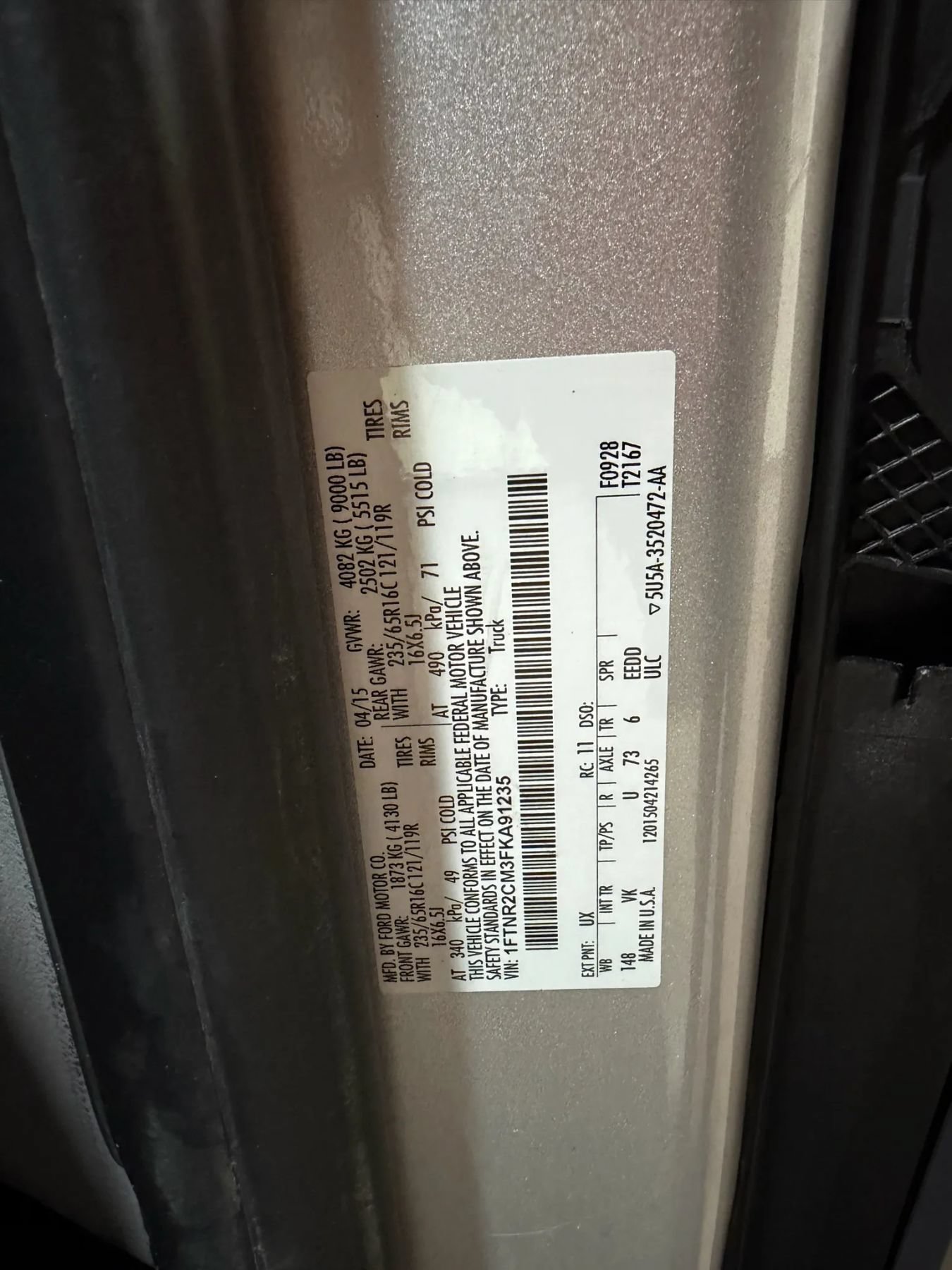 Used 2015 Ford Transit 250 148 Medium Roof RWD image 64