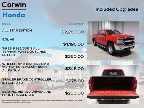 Used 2016 Chevrolet Silverado 1500 LT w/ All Star Edition image 4