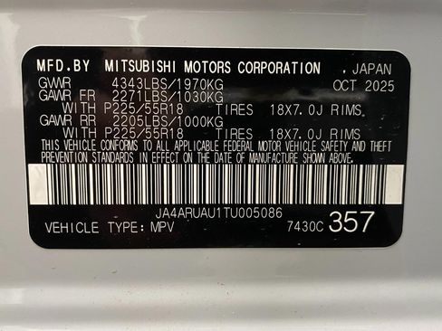 New 2026 Mitsubishi Outlander Sport ES image 28