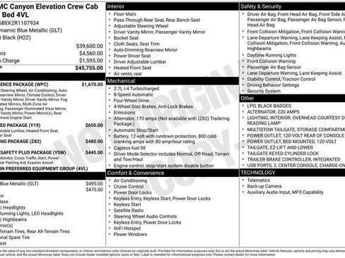 Used 2024 GMC Canyon Elevation w/ Convenience Package image 22