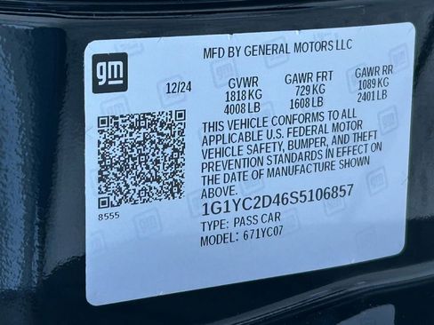 Used 2025 Chevrolet Corvette Stingray Premium Cpe w/ 3LT image 73