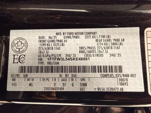 Used 2025 Ford F150 XLT w/ Equipment Group 301A Standard AWD/4WD image 52