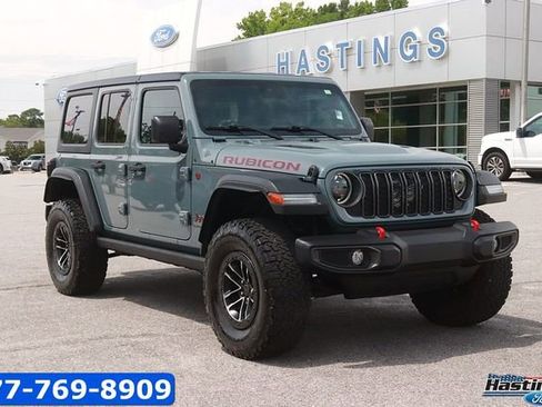 Used 2024 Jeep Wrangler Unlimited Rubicon w/ XTREMEE 35" Tire Package AWD/4WD image 1