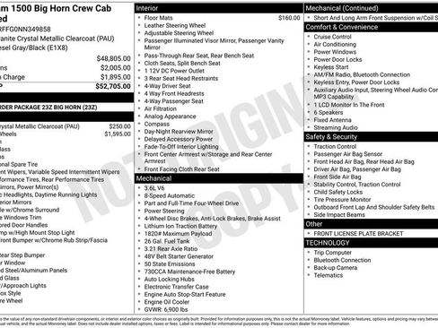 Certified 2022 RAM 1500 Big Horn AWD/4WD image 40