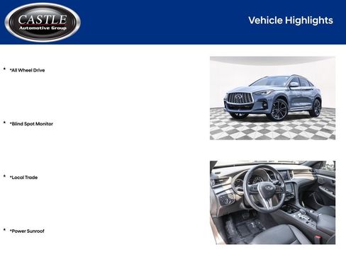 Used 2023 INFINITI QX55 Luxe w/ Accent Package AWD/4WD image 4