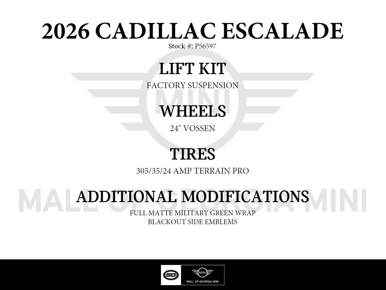 Used 2026 Cadillac Escalade Platinum Sport AWD/4WD image 3