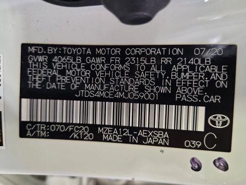 Used 2021 Toyota Corolla SE FWD image 33