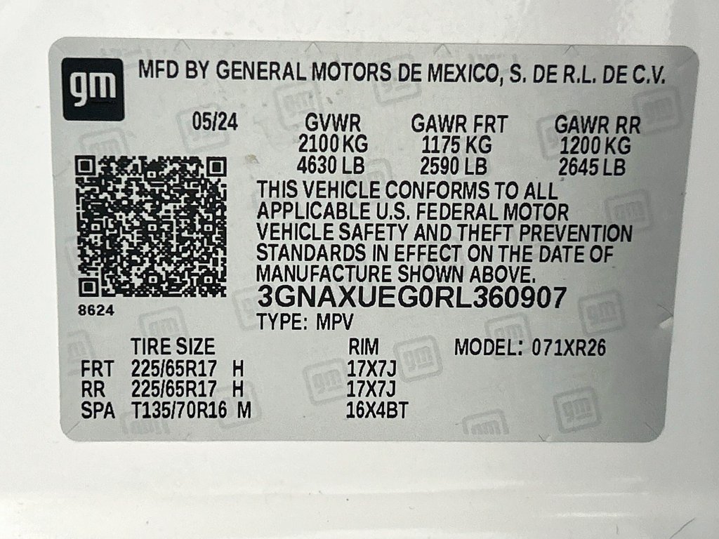 Used 2024 Chevrolet Equinox LT AWD/4WD image 33