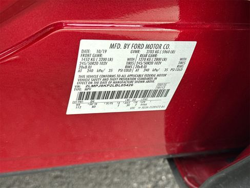 Used 2020 Lincoln Nautilus Reserve w/ Equipment Group 201A image 33